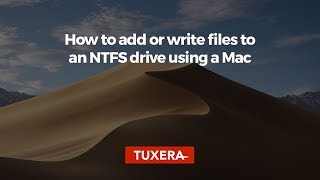 tuxera ntfs use for both pc and mac
